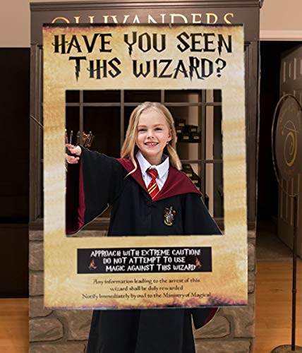 Product Cover LaVenty Have You Seen This Wizard Photo Booth Prop Wizard Inspired Photo Booth Frame Wizard Birthday Party Photo Booth Props for Wizard Theme Party Decorations