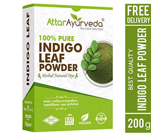 Product Cover Attar Ayurveda Indigo Powder for black Hair (200 grams)