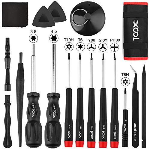 Product Cover XOOL Triwing Screwdriver for Nintendo, 17 in 1 Professional Full Security Screwdriver Game Bit Repair Tool Kit for Nintendo Switch/JoyCon, NES/SNES/GBA and other Nintendo Products