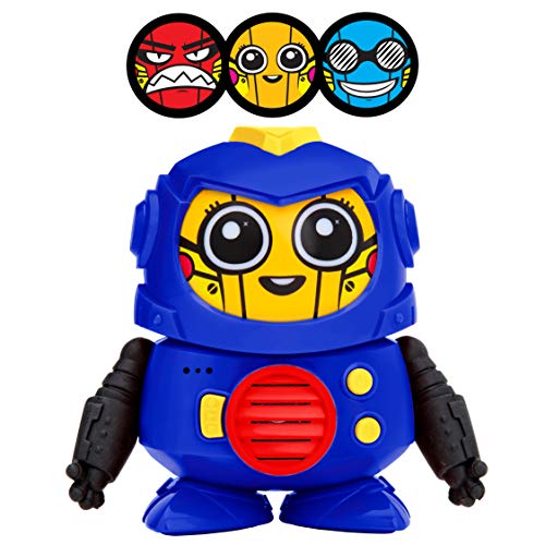 Product Cover Power Your Fun Tok Tok Voice Changer Robot Toys - Mini Talking Robots for Kids with 3 Robot Voices and LED Faces for Ages 3 and Up, Blue