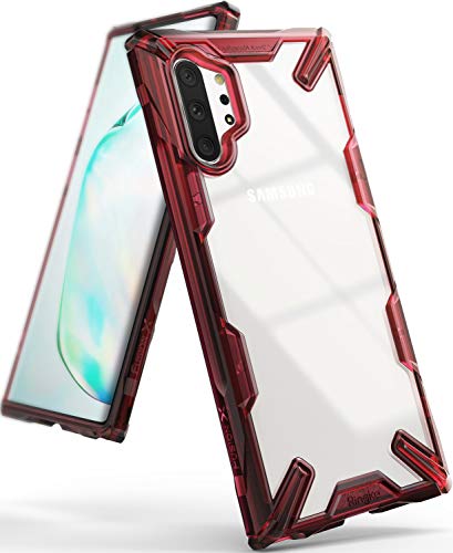 Product Cover Ringke Fusion X Designed for Galaxy Note 10 Plus Case, Galaxy Note 10 Plus 5G Case (2019) - Ruby Red