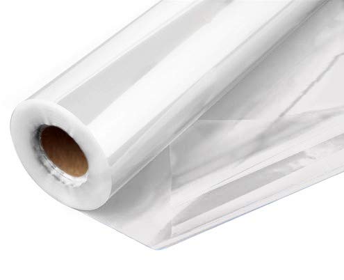 Product Cover Clear Cellophane Wrap Roll 16 Inches Wide 100 Ft Long 1.4 Mil Thick Cellophane Roll for Baskets Gifts Flowers Food Safe Cello Rolls. (16 INCH)