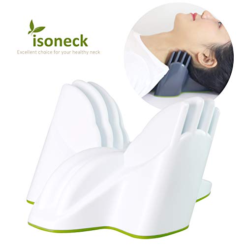 Product Cover Isoneck Cervical Neck Traction Device/Stiff Neck Pain Remedies/Left Side Right Side Stretcher, Corrector, Neck Massager [FDA-Cleared] [ Made in Korea ]
