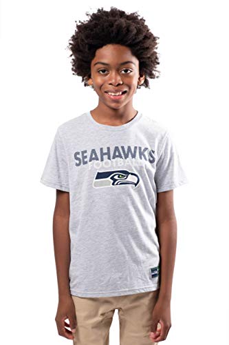 Product Cover Ultra Game NFL Boys' Active Crew Neck Tee Shirt
