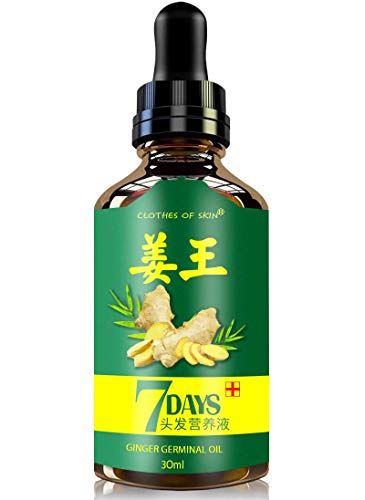 Product Cover Ginger Germinal Oil, Hair Growth Oil, 2019 Hair Growth Ginger Essential Oil, Ginger Germinal Essential Oil，Hair Loss Treatment Hair Care Hair Growth Serum for Men & Women 30ml