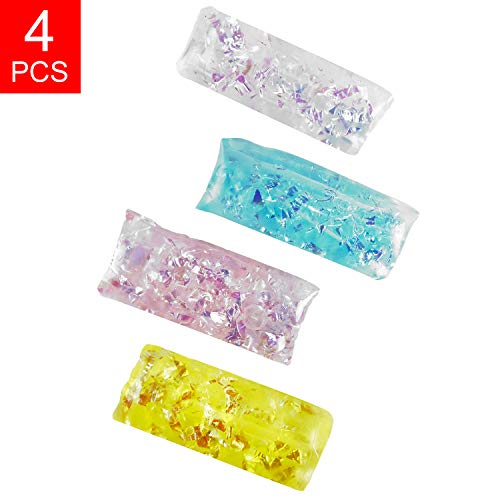 Product Cover Super Z Outlet 4 Pack of 5 Water Snake Jelly Wigglers Wiggle Sensory Toys Bright Colors Party Favor Prizes
