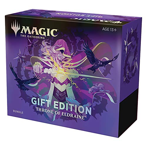 Product Cover Magic: The Gathering Throne of Eldraine Bundle Gift Edition | Alternate Art | 10 Booster Pack | 1 Collector Booster | Accessories