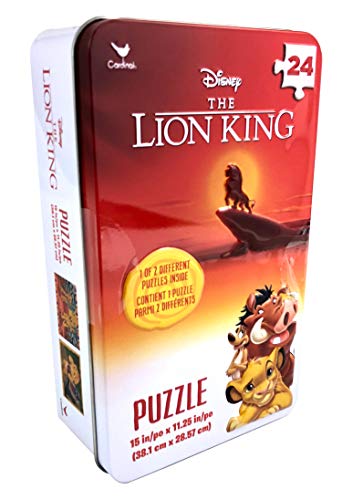 Product Cover Disney The Lion King 24 Piece Puzzle in Metal Storage Tin - Ages 3 and Up