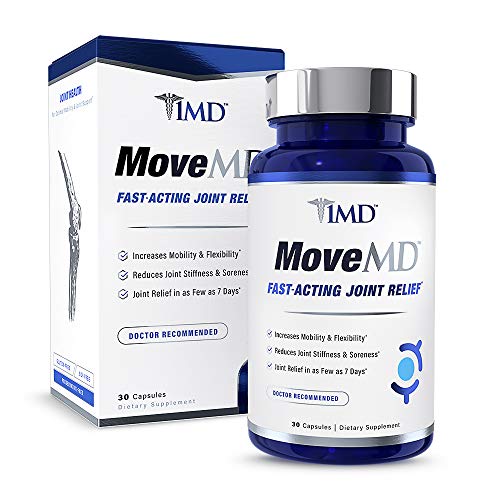 Product Cover 1MD MoveMD - Joint Relief Supplement - Doctor Recommended | with Collagen, Astaxanthin, and More | 30 Capsules