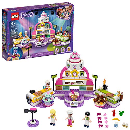 Product Cover LEGO Friends Baking Competition 41393 Building Kit, Set Baking Toy, Featuring 3 Friends Characters and Toy Cakes, New 2020 (361 Pieces)