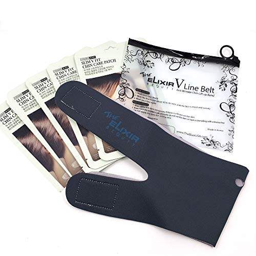 Product Cover The Elixir Beauty V-line Face Lifting Slimmer V Face Line Belt Chin Cheek Slim Lift Up Anti Wrinkle Mask & Hydrogel V-line Lifting Chin Care Patch Reducing Double Chin