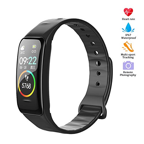 Product Cover weijie Fitness Tracker, Activity Tracker Watch with Heart Rate Monitor Waterproof Smart Fitness Band with Step Calorie Counter Sleep Monitor Black Pedometer Watch for Kids Women Men for Android iPhone