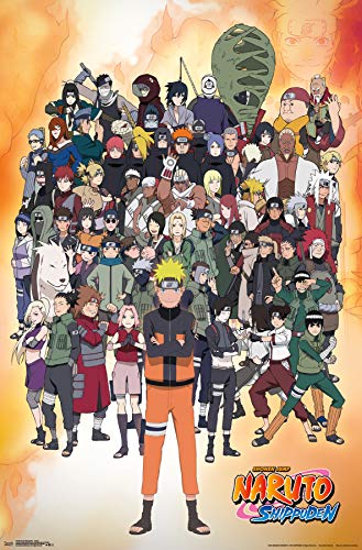 Product Cover Trends International Naruto Shippuden - Group Wall Poster, 22.375