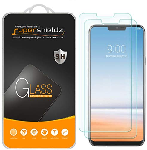 Product Cover (2 Pack) Supershieldz for LG G7 ThinQ Tempered Glass Screen Protector, 0.33mm, Anti Scratch, Bubble Free