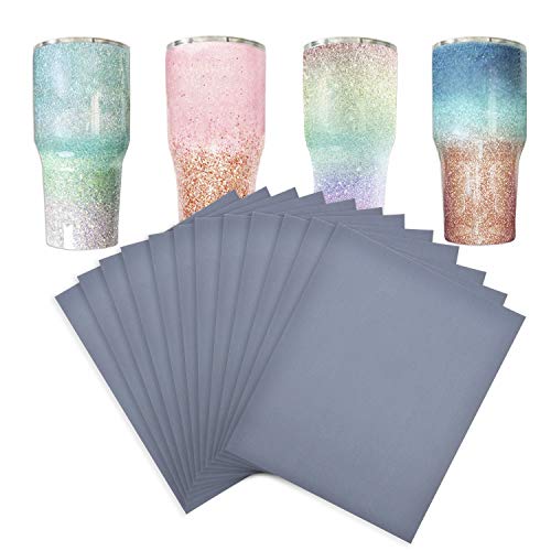 Product Cover Yaromo 12 Pieces Epoxy Sanding Papers, Waterproof Epoxy Polishing Papers Superfine Epoxy Refinishing Papers for Making Glitter Tumbler Cups, Crafts Tumbler