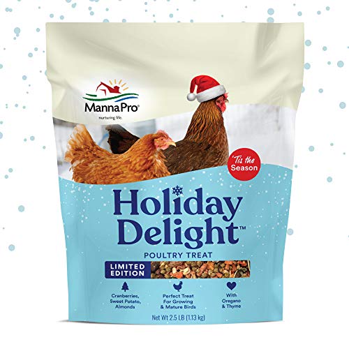 Product Cover Manna Pro Holiday Delight Poultry Treat | Poultry Treat for Growing & Mature Birds | 2.5 lb Bag