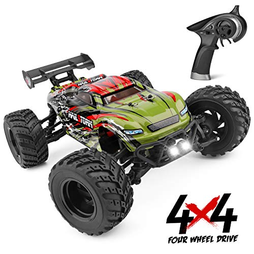 Product Cover Remote Control Car 1:18 Scale Hailstorm, 4WD All Terrain RC Car High Speed Racing 36 kmh, 2.4 GHz RC Truck 4X4 Off Road Waterproof Electric Powered, Radio Control Toys Gift for Kids and Adults