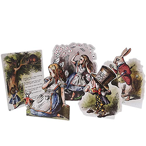 Product Cover ASVP Shop Alice in Wonderland Card Stand Up Props Party Supplies Table Decor Decoration