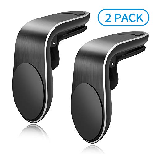 Product Cover Magnetic Phone Car Mount Air Vent Phone Car Mount Universal Car Cellphone Holder Strong Magnetic Mount for Any Smartphone 2Pack