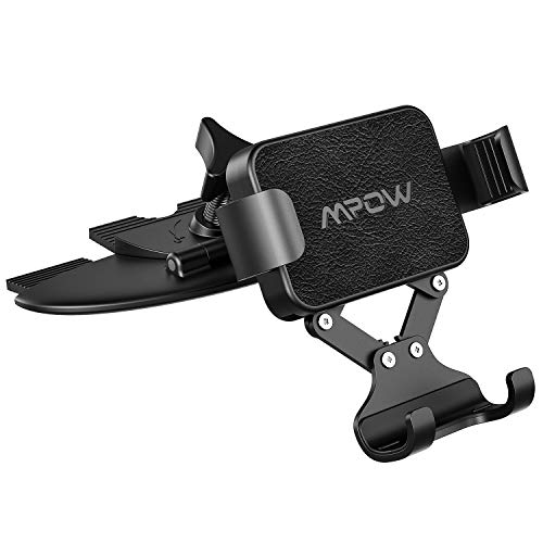 Product Cover Mpow Car Phone Mount, Gravity Car Mount, Auto Lock and Auto Release CD Slot Phone Holder, One-Handed Operation Car Phone Holder Compatible with iPhone 11 11 Pro Xs Max XR Galaxy S10 S10+ S10e S9 More
