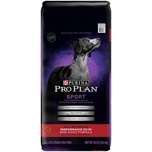 Product Cover PURINA Pro Plan Sport 30/20 Beef & Rice Dry Dog Food - 33 lb. Bag