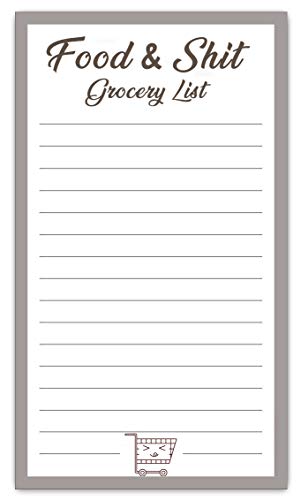 Product Cover Full Magnetic Back Grocery list 50 Sheets Notepad Funny Valentine's Day for Adults Valentine's Day Gifts for Mom