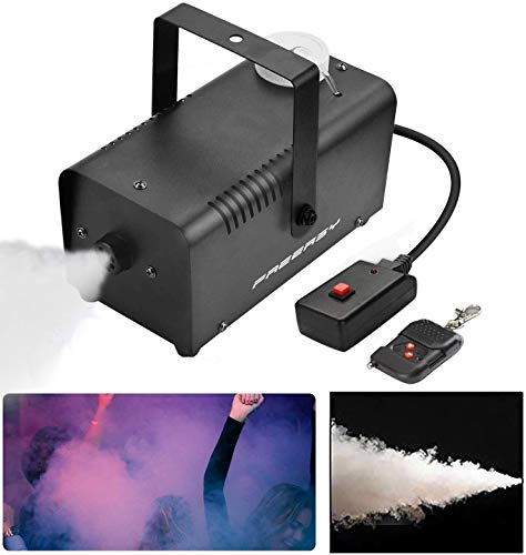 Product Cover Freeasy Fog Machine 500 Watt Smoke Fog Machine Wireless Remote Control Portable for Halloween Holidays Parties Decoration Christmas Wedding Quick Generation of Huge Fog 3000CFM, with Fuse Protection