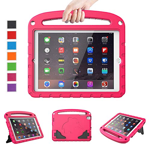 Product Cover LTROP Kids Case for Apple iPad 4 3 2 - Light Weight Shock Proof Convertible Handle Stand Case for iPad 9.7