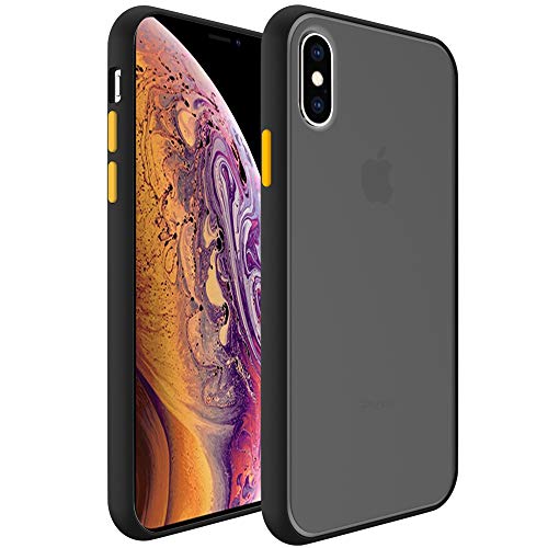 Product Cover InUnion Protective Case for iPhone Xs Max case with PC Back and Soft TPU Bumper Compatible with iPhone Xs Max 6.5 Inch - Onyx