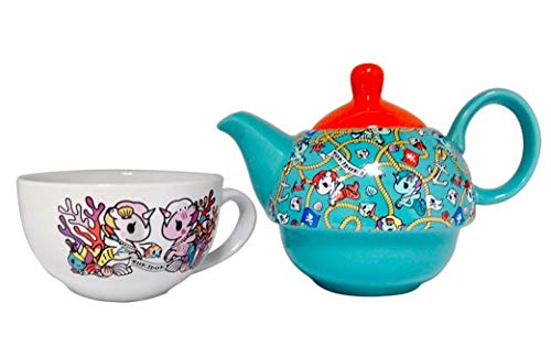 Product Cover Toki Doki Decorative Ceramic Teapot Set, 8oz