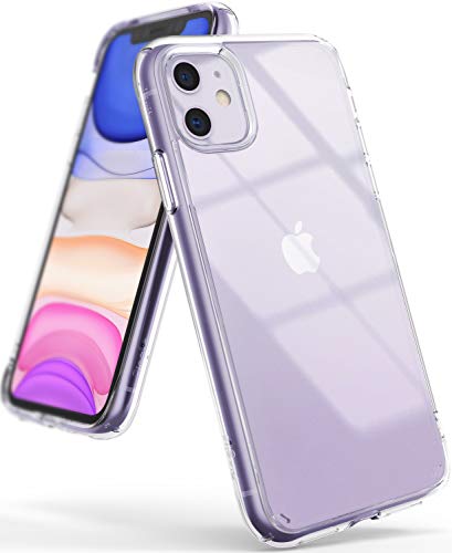 Product Cover Ringke Fusion Designed for iPhone 11 Case Back Cover, Transparent PC Back TPU Bumper Scratch Resistant Natural Form Phone Cover for iPhone XI Back Cover Case (2019) - Clear