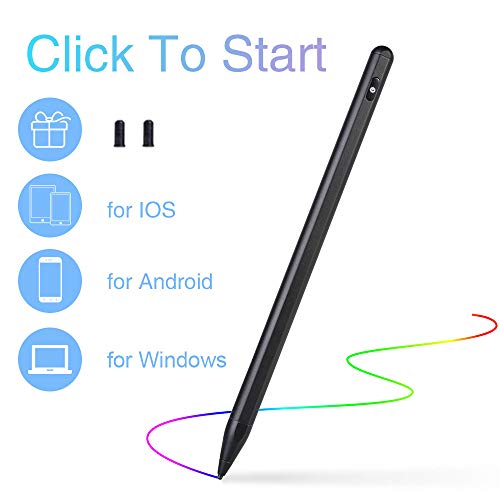 Product Cover Stylus Pens for Touch Screens, COSOOS Pad Stylus Pen Replacement, Fine Point Stylist Pen for iPad Pro/Air/Mini, Tablet Pencil Compatible with iPhone 11 Pro Max/Samsung/LG, IOS/Android/Windows, Surface