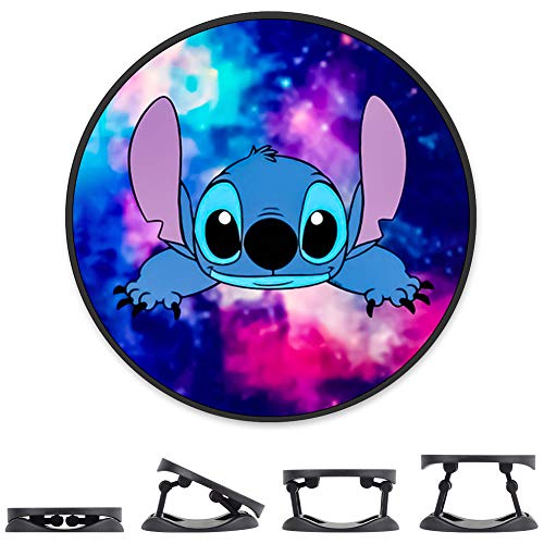 Product Cover DISNEY COLLECTION Cell Phone Finger Stand Holder Stitch and Starry Sky Grip Foldable Expanding Kickstand Phone Mount Compatible All Tablets and Smartphones