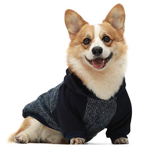 Product Cover Fitwarm Knitted Pet Winter Clothes Dog Hoodies Coats Cat Hooded Jackets Sweatshirts Medium