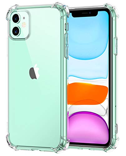 Product Cover Comsoon for iPhone 11 Case, [Crystal Clear] Anti-Scratch Shock Absorption Phone Case Cover with 4 Corners Protection, Soft TPU Slim Case for Apple iPhone 11 6.1 inch (2019)