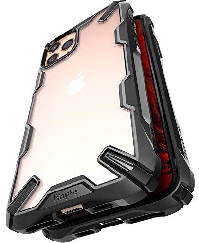Product Cover Ringke Fusion X Fitted for iPhone 11 Pro Max Case, Edge Protection Design Scrape Resistant Case Cover for iPhone XI Pro Max - Black