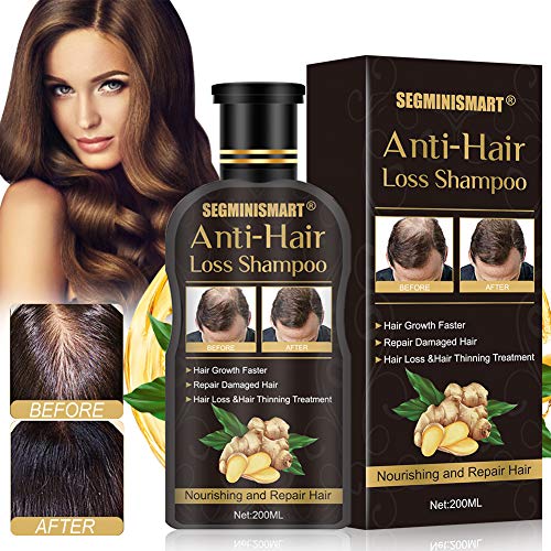 Product Cover Hair Growth Shampoo,Anti-Hair Loss Shampoo,Hair Loss shampoo,Ginger Hair Care Shampoo Helps Stop Hair Loss,Promotes Thicker,Fuller and Faster Growing Hair for Men & Women
