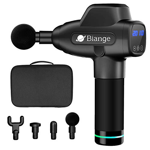 Product Cover Biange Massage Gun, Deep Tissue Percussion Muscle Massager Gun for Athletes, Super Quiet for Muscle Recovery, Pain Relief