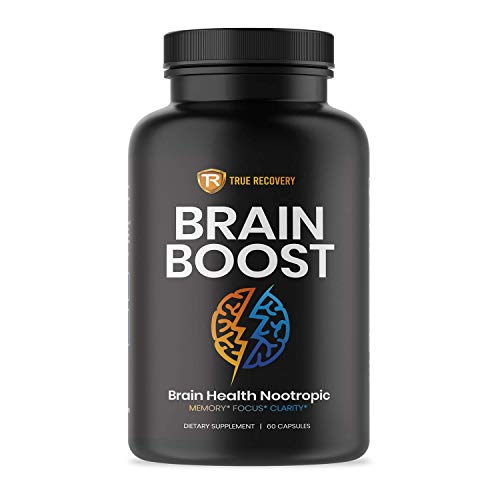 Product Cover Brain Supplement Nootropic Booster - Energy and Focus Blend for Enhanced Concentration, Memory & Clarity - Mind Enhancing Supplement - Brain Boost Pills for Men & Women (60 Capsules)