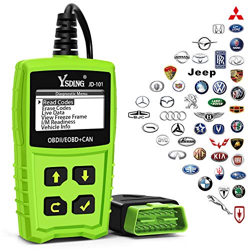 Product Cover Ysding OBD2 Scanner Auto Check Car Engine Fault Code Reader Enhanced Universal OBD II Classic Diagnostic Scan Tool Suitable for EOBD/CAN Vehicles