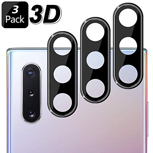 Product Cover Galaxy Note 10/10 Plus Camera Lens Protector(3 Pack), Anti-Scratch Ultra Thin 3D Camera Lens Protective Protector Compatible with Samsung Galaxy Note 10/10 Plus