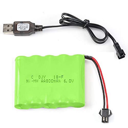 Product Cover Rechargeable Battery 6v 800mah RC Cars for Double E Remote Control Car Monster Truck