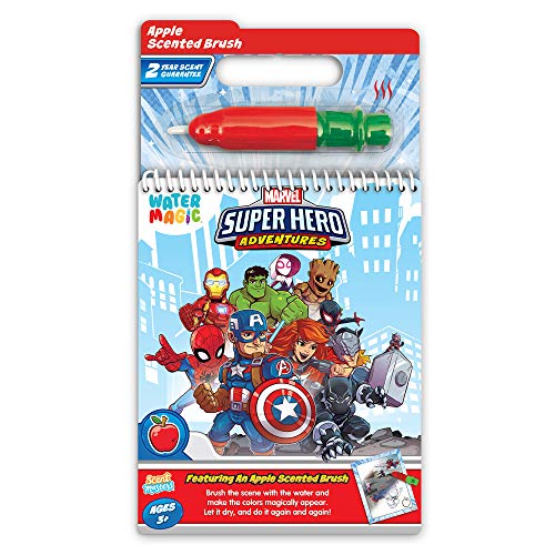 Product Cover Scentco Water Magic - Reusable Water Reveal Activity Books - Marvel's Super Hero Adventures (Apple Scent)