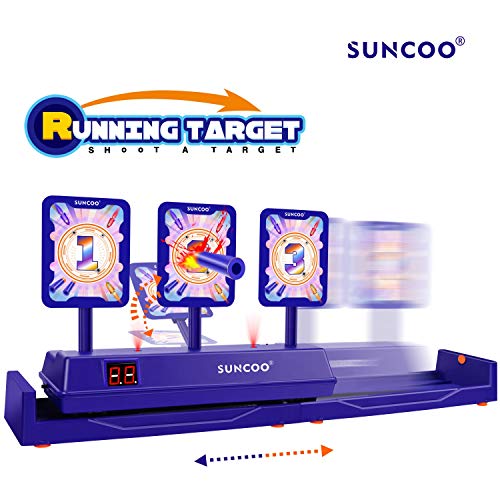 Product Cover SUNCOO Running Shooting Targets Electronic Scoring Auto Reset Digital Targets for Nerf Guns Toys,Ideal Gift Toy(2019 New Version)