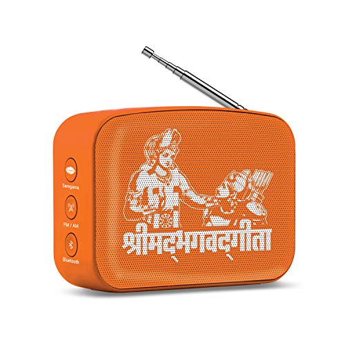 Product Cover Saregama Carvaan Mini Shrimad Bhagavad Gita - Bluetooth Speaker (with Krishna Bhajans)