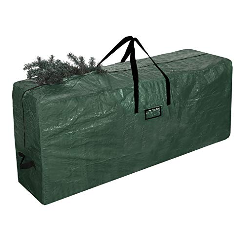 Product Cover UMARDOO Christmas Tree Storage Bag - Xmas Tree Storage Container Stores Disassembled Artificial Christmas Tree,Durable Waterproof Zippered Bag with Carry Handles (Green, 65x15x30 in)