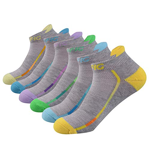 Product Cover Women's Fashion Ankle Athletic Socks Low Cut No Show Cushion Breathable Socks (6 Pairs)