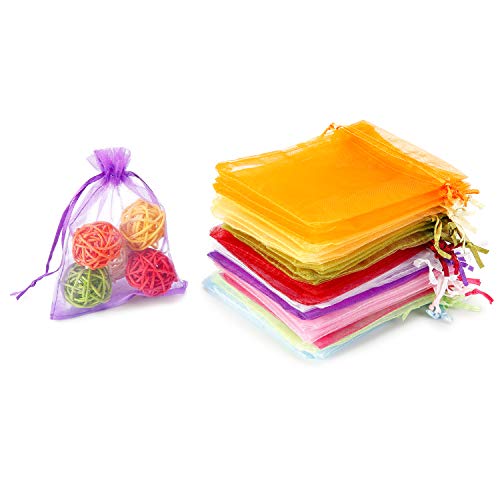 Product Cover WenTao 100PCS Organza Gift Bags, 4x4.72
