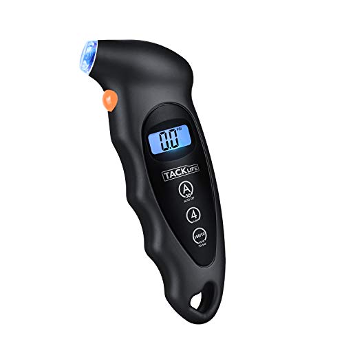 Product Cover TACKLIFE Digital Tire Pressure Gauge, Backlit Display & LED Nozzle Tire Gauge, Accurate Detection,150 PSI with 4 Settings