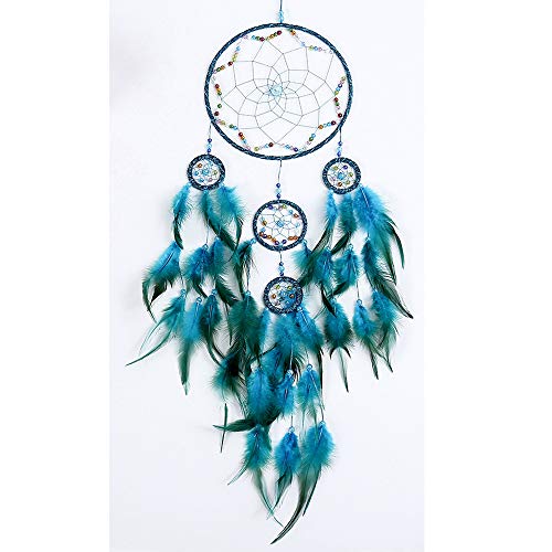 Product Cover GLAKCO Dream Catchers,Colors Feather Dream Catchers for Bedroom Wall Decoration for Kids 8